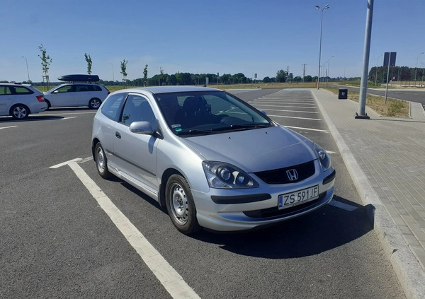 Honda Civic cena 12900 przebieg: 135000, rok produkcji 2004 z Szczecin małe 67